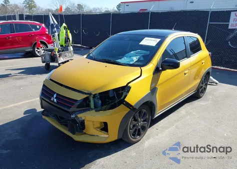 2024 Mitsubishi Mirage Black Edition/Ralliart/Se из США, поврежденный, VIN ML32AWHJ9RH040052